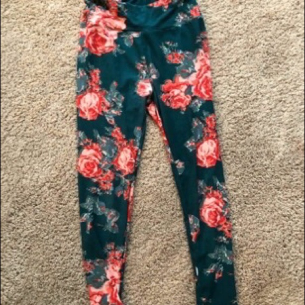 LLR roses leggings